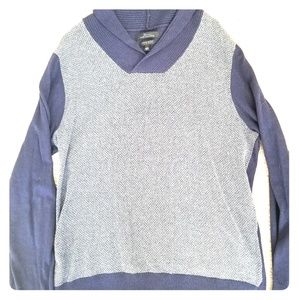 Shawl collar sweater